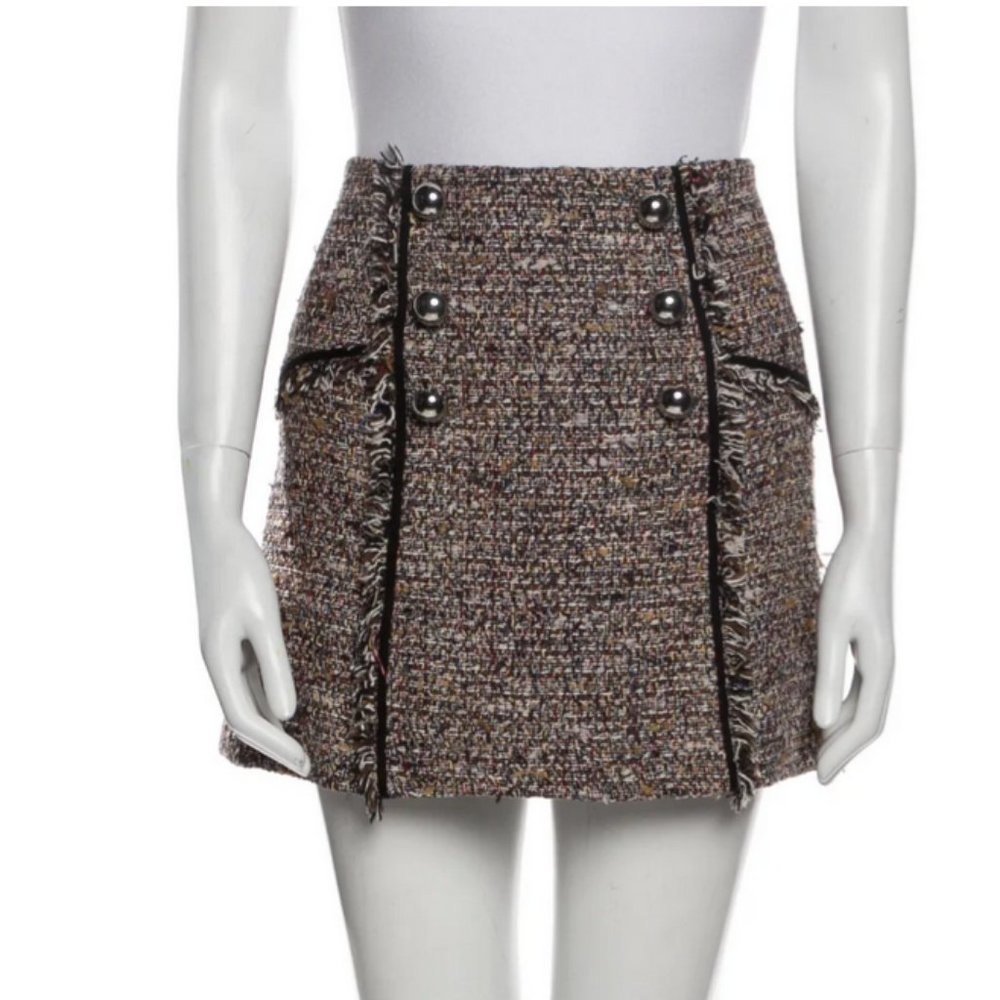 Veronica Beard Tweed Mini Skirt size XS